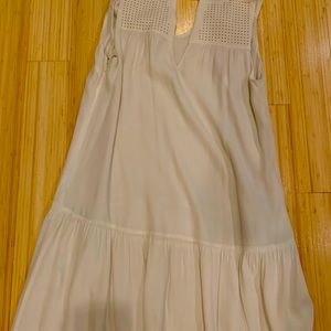 White Loose Fitting Dress